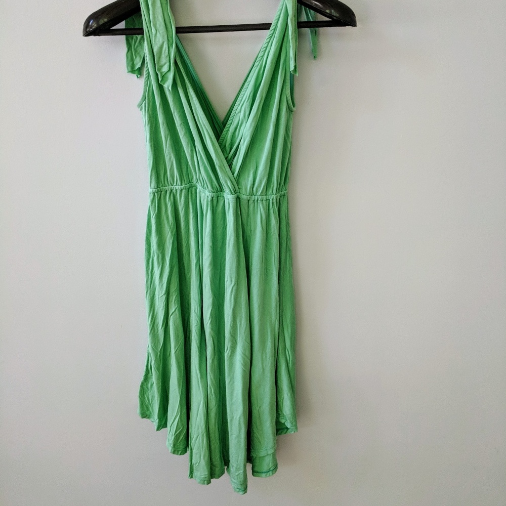 Green Dragon Dress w/Tie Straps - S
